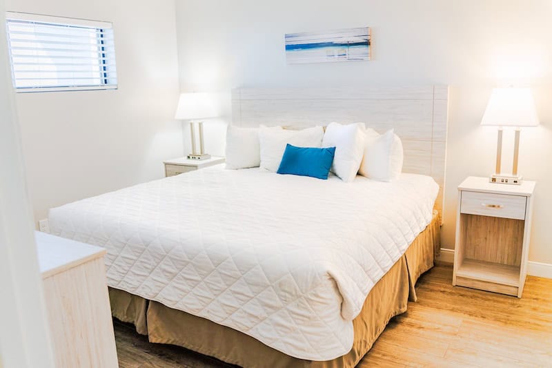 Bedroom in hotel