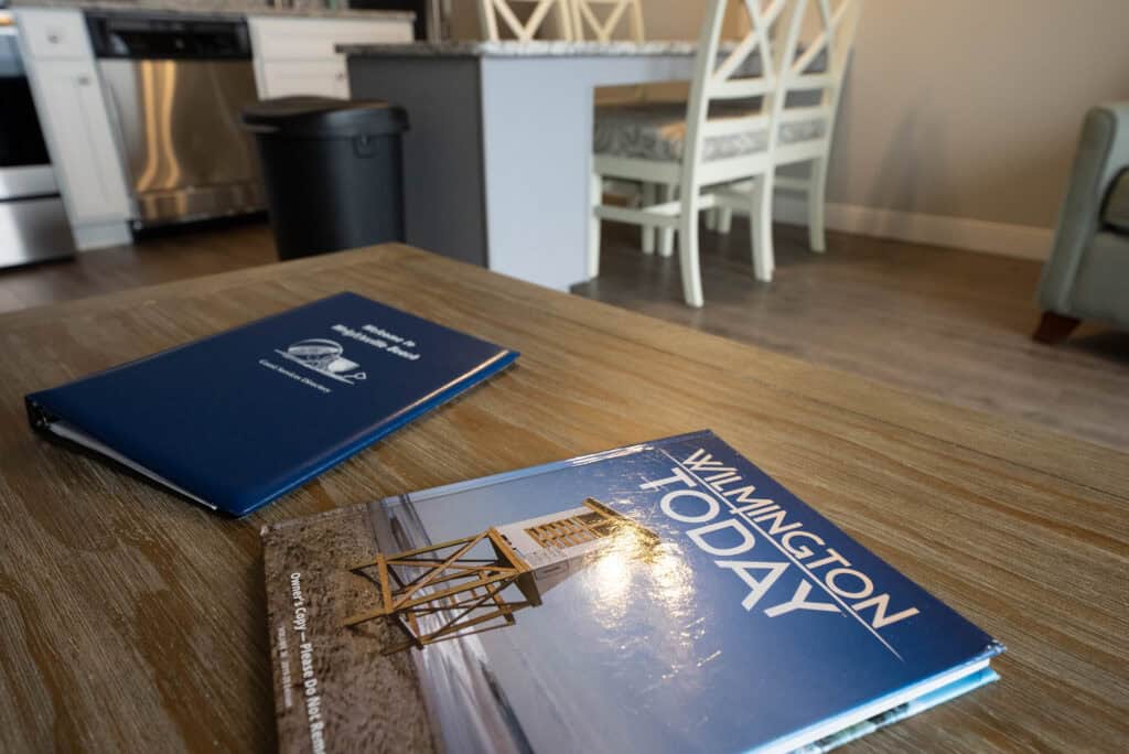Wilmington Today book on coffee table