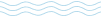 Three hand-drawn blue wavy lines representing ocean waves